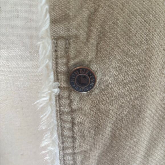 Abercrombie & Fitch Vintage Y2K Tan Velvet Sherpa Jacket Size M - Picture 6 of 11